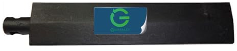 G GRIMALDI bruciatore in ghisa per barbecue a gas 390x70 mm compatibile con modelli universali codice BB040 ricambio grill griglia piastra fuoco barbecue smaltato resistente alta temperatura