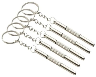 Mini occhiali cacciavite occhiali da sole House Keeping portachiavi anello dritto croce cacciavite strumento di riparazione orologio telefono(5PCS)