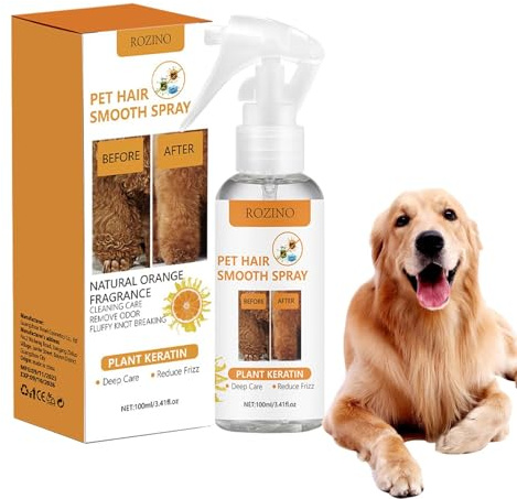 100 Ml Entfilzungsspray Für Hunde & Katzen Anti Filz Spray Für Hund Fellpflege Hund & Katze Entfilzungsspray Zur Entfilzung Fellspray Für Haustiere Milbenspray Hunde Für Leicht Kämmbares