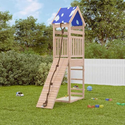 Genérico Parque Infantil de Exterior de Madera Maciza de Pino,Juegos y Juguetes,Estructuras para Juegos al Aire Libre,Columpios y estructuras de juegos-3279025