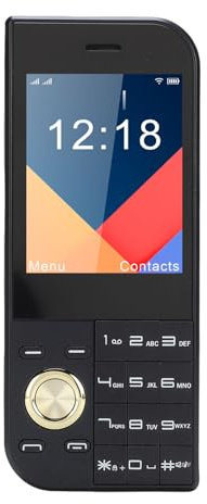 VBESTLIFE Teléfono Móvil 2G, Pantalla de 2.8 Pulgadas con Llaves Grandes y Sonido Transparente, Batería de 3800 MAh, Triple Sim en Espera, Linterna Brillante, para Personas Mayores (Black)