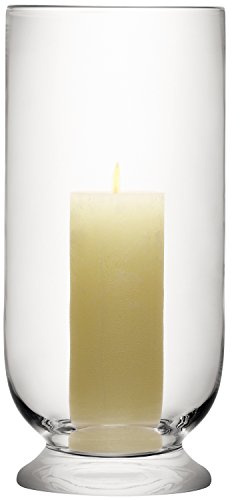 LSA International Terrace Sturmlaterne, Clear, 40 cm
