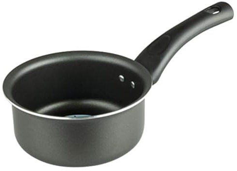 Sapphire collection 15 cm Non Stick Milk Pan, Black