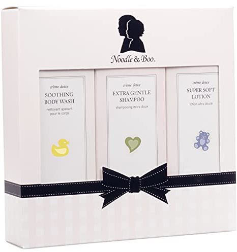Noodle & Boo Newborn Starter Set, Lotion, Hair & Body Wash and Shampoo