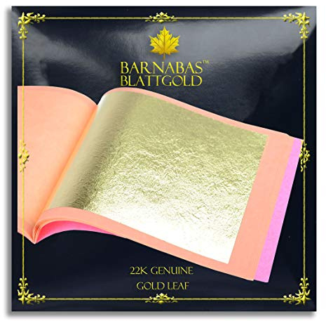 Barnabas Blattgold – Hojas de oro auténtico, folletos de calidad profesional