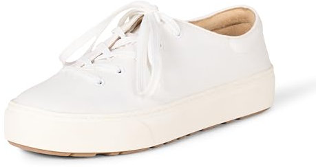 Amazon Essentials Damen Bequeme Sneakers Mit Schnürung, Weiß, 41 EU