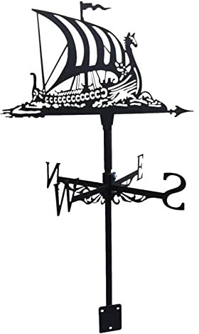 Wetterfahne Aus Metall, Flaggen-Orang-Utan/Segelboot Retro-Wetterfahne, Wetterhahn Fürs Dach, Garten Weather Vane,fur Wind Direction Indicator Und Roof Decoration