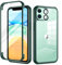 seacosmo für iPhone 11 Hülle mit eingebautem Panzerglas Displayschutz und Kamera Schutzfolie [9H HD], 360 Grad Case Ganzkörper Stoßfeste Handyhülle iPhone 11 - Grün