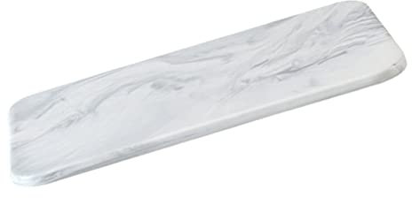 LIFKOME Tagliere Marmorizzato in Rettangolare Tagliere Da Cucina Resistente e Vassoio Per Servire Cibo Superficie Antiaderente e Accessorio Per Uso e