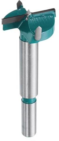 sourcing map Forstner Drill Bit 1-3/32 (28mm) Tungsten Carbide Wood Drill Bit Hole Opener Cutter for Hinge Drilling Woodworking, Green