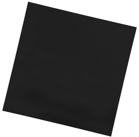 JEWEDECO Plaque Acrylique Noire Miroir pour Loisirs Créatifs, Fabrication de Décorations et Bricolage Diy, Surface Lisse, Style Élégant