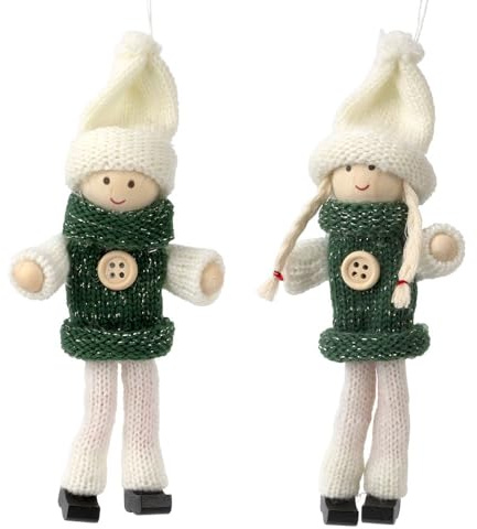 Ideen mit Herz | Niedliche Winter-Püppchen | Weihnachts-Deko | Geschenkanhänger Weihnachten | Winter-Kinder | Design Luisa & Janosch