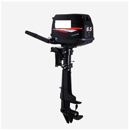 Außenbordmotor, Bootsmotor 4-Takt 4/6/6,5/7 PS, Außenbordmotor mit einzigartigem Design, Fischerbootmotor für Schlauchboote, Kajaks(6.5hp)
