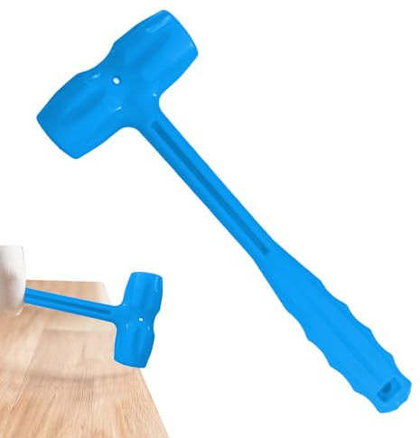 Hammer de mazo de goma: de mazo de goma portátil con mango ergonómico | Mallet de piso antideslizante, de montaje de muebles para joyas, manualidades de, carpintería