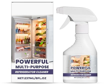 Detergente multiuso per frigoriferi - 237 ml/8 fl oz, pulisce a fondo e rimuove gli odori, sicuro per plastica e vetro