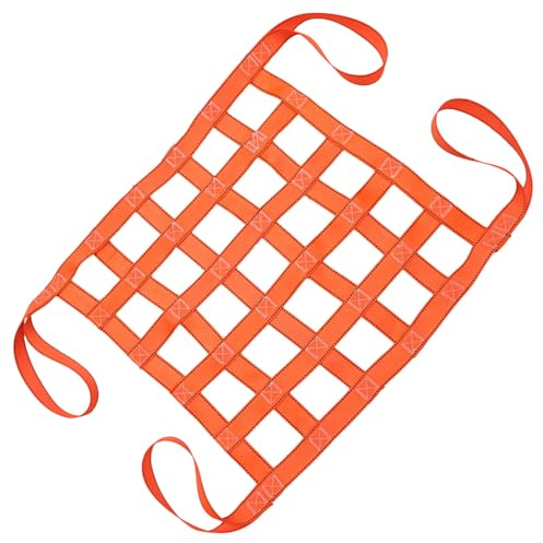 Lastenhebenetz – Polyester, 1 m x 1 m, 300 kg, Bau-Hebenetze mit robuster Stärke, Dock-Ladenutzung, Schiffstransport, Nylon-Frachtnetz, Pier, Werft, drinnen und draußen