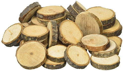 Artemio - Discos de madera (150 g), color marrón madera, Ø 1,5cm a 3,0cm