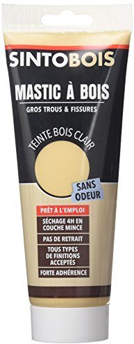 Sinto 39900 Tube de Mastic à bois Pâte Bois Clair
