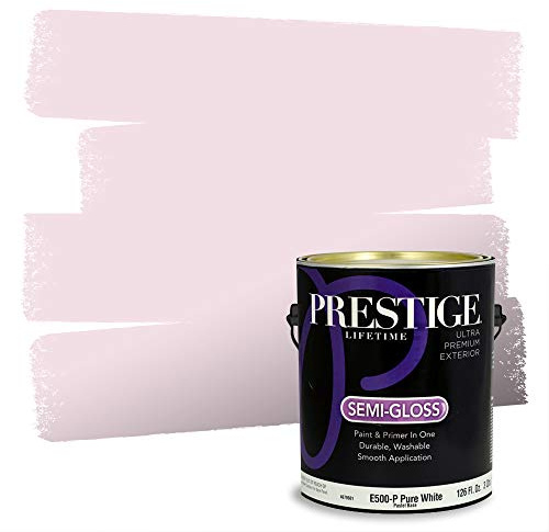 PRESTIGE Exterior Paint and Primer in One, Crimson Silk, Semi-Gloss, 1 Gallon