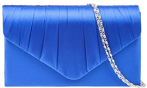 fi9® , Damen Clutch Blau königsblau