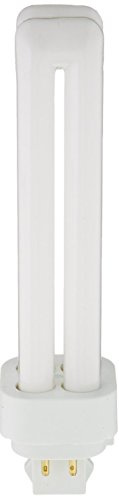 Sylvania 20683 (6-Pack) 18-Watt Double Tube Compact Fluorescent Light Bulb, 2700K, 1150 Lumens, 82 CRI, T4 Shape, 4-Pin G24q-2 Base