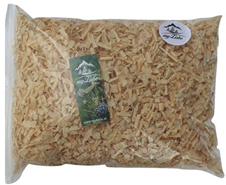 myZirbe Zirbenspäne, Zirbenflocken 12 Liter, Zirbenkissen Füllung aus Zirbenholz zum Nachfüllen