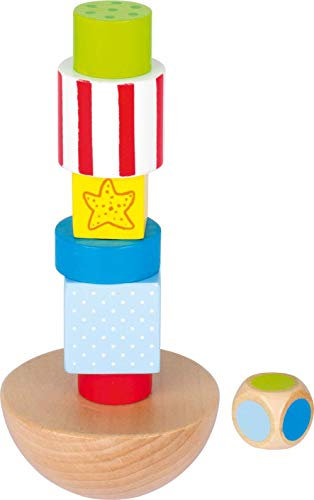 Goki 56668 Balancing Tower Spiel, gemischt