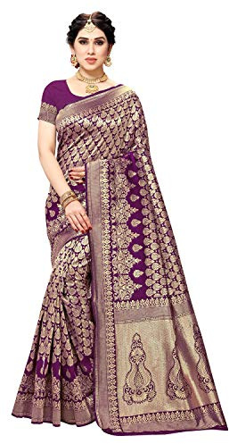 Sidhidata Sari para Mujeres Aa, rosa pastel, talla única