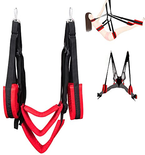 Liebesschaukeln Loveswing Liebesschaukel für die Frau Sex Swing Sexspielzeug für Paare Sexschaukel SM Bondage Kit(Belastbar Bis 150KG)