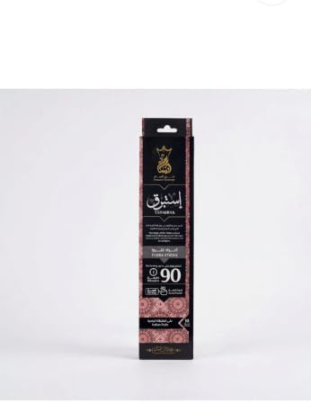 Ansaam Incenses Flora Sticks *ESTABRAK* 90 Minutes. Enchanting Allure of Eastern Culture with Our Rare Fragrance Blend of Patchouli, Sandalwood, Musk, Vanilla Jasmine, Orange Blossom & More.