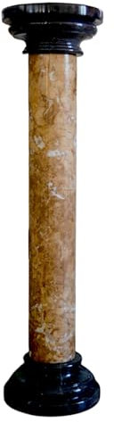 CBAM Marmorsäule Braun Emperador und Schwarz Belgien Home Garden Decor Italian Design Marble H 100 cm