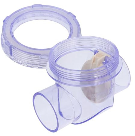 ARTIBETTER Pvc Rückschlagventil Transparent Einfach Zu Installierender Rückflussverhinderer Für Küchenabfluss Und Rohrsysteme Langlebiges Pvc-material Geeignet Für Flüssigkeitstransfer Und