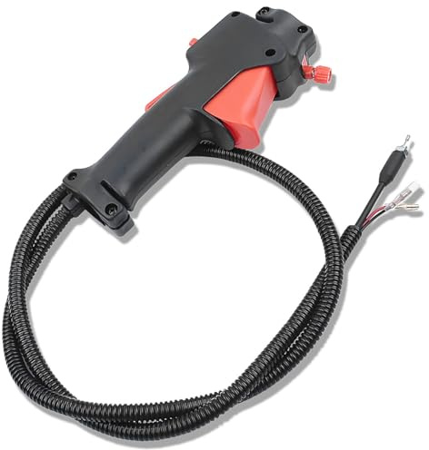 Qiuwanzia 26 mm Strimmer Trimmer Decespugliatore Maniglia Interruttore Interruttore Acceleratore Cavo, Interruttore Impugnatura Acceleratore Accessori per Decespugliatore Strumenti 135 cm