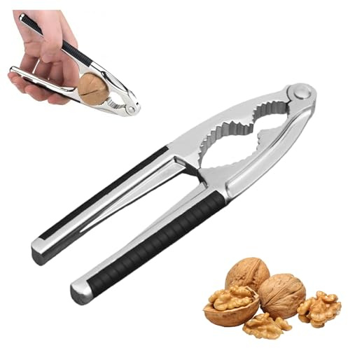 Nussknacker Walnüsse,Nußknacker Walnussknacker Walnuss Haselnüsse Nutcracker Haselnussknacker Multifunktionaler Cracker Hochwertiger Haselnuss Nuss Metall Nüsse Knacker Walnussöffner für Walnut Hasel