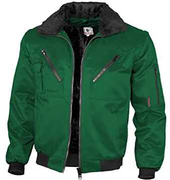 Qualitex - Chaqueta piloto 4 en 1 - Collar y mangas separables - Varios colores