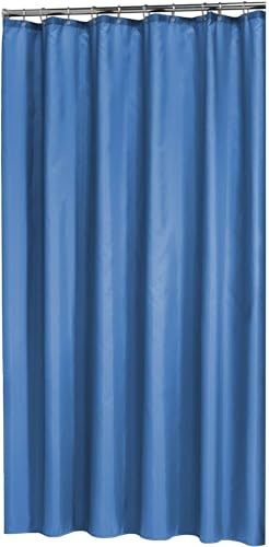 Sealskin Textil Duschvorhang Madeira, Farbe: Blau, B x H: 180 x 200 cm