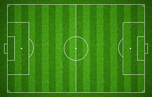 Oedim Kinderteppich für Kinderschlafzimmer, Fußball, PVC, 95 x 165 cm | Kinderteppich aus PVC | Kinderteppich aus PVC | Vinylboden für Kinder |