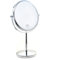 TUKA Cosmética Espejo 10X Aumento, ø 20cm Espejos para baño, Espejo de Mesa para Afeitar y Maquillar, 8 Espejo 360 ° de rotación, con Cara Doble: Estándar 1:1 + 1:10 Ampliación. TKD3108-10x