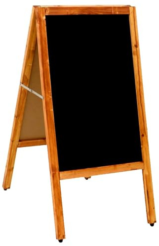 Oypla Wooden Chalkboard Blackboard Pavement Display Sign A-Board
