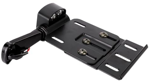 Aramox Motorcycle License Plate Frame for 883 1200 48 2004-2016, Aluminum Alloy, Black, Side-Mount Bracket Holder