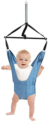 COSTWAY Baby Türhopser längenverstellbar, Tür Schaukel, Türrahmen Jumper inkl. Türklammer, für Kleinkinder von 6-12 Monate (Blau)