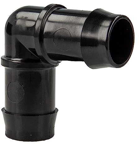 tecuro Schlauchverbinder - 90° Winkel Ø 34 mm, KS-schwarz, 10 bar