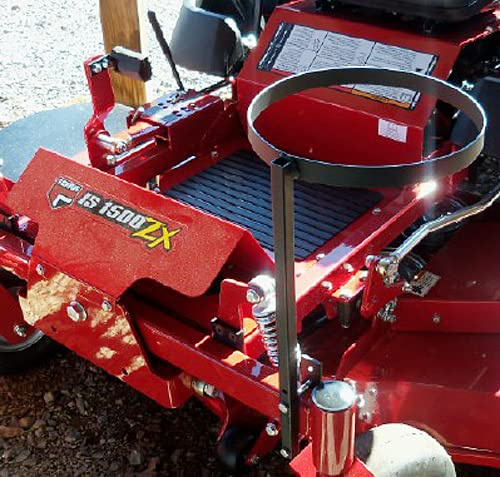 5 Gallon Trash Bucket Holder for Zero Turn Mowers Holds Up to 40 LBS Made in USA !
