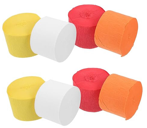 EXCEART Dekorationen Krepppapier Luftschlangen Vielseitig Für Geburtstag Hochzeit Braut Dusche Kunst Projekte