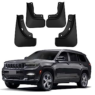 SaVgu Parafango, for Jeep Grand Cherokee L 3-Row 2022-2023 Paraspruzzi Anteriori e Posteriori Personalizzati modellati Paraspruzzi Paraspruzzi Kit Accessori Auto da 4 Pezzi