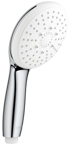 GROHE 26758002 Tempesta Hand Shower, 3-Spray, Round, 1.75 GPM, StarLight Chrome