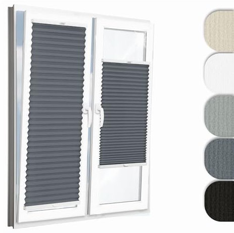 Premium British Made to Measure Blackout No Drill Blinds for Windows & Doors – Honeycomb Celluar Stick Fit Blinds | Easy Fit Adhesive – Thermal, Cordless, UK Made & Child Safe