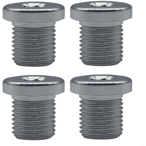 CashMuch Cycling Rear Derailleur Hanger Bolts M10 Aluminium Alloy 4-Piece Set Tail Hook Screws for Bikes