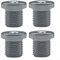 CashMuch Cycling Rear Derailleur Hanger Bolts M10 Aluminium Alloy 4-Piece Set Tail Hook Screws for Bikes