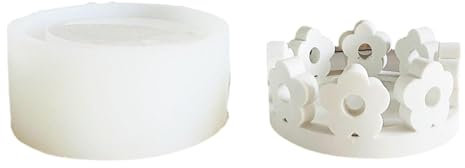 Support polyvalent en silicone robuste pour bougie chauffe-plat - Moule en silicone pour décoration de la maison